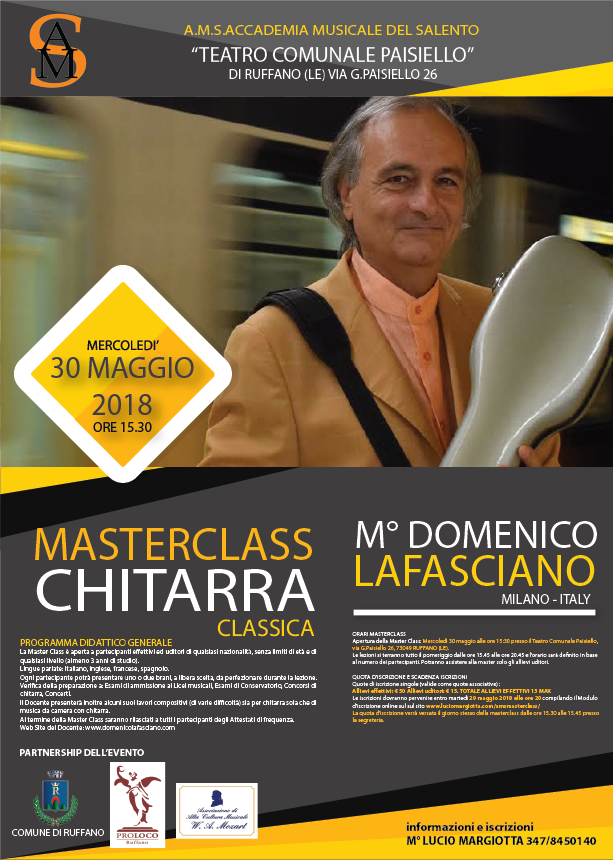mas masterclass, masterclass di chitarra, masterclass di chitarra lecce